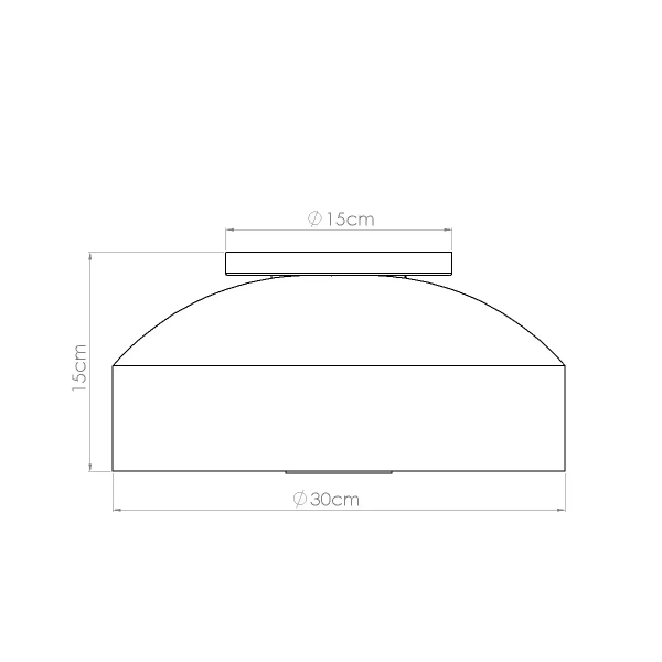 Plafon okrągły do jadalni OMIQ SL.1679 do salonu beżowy