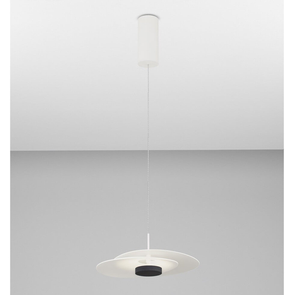 Ledowa lampa wisząca okrągła YACUIBA LE44646 LED 16W 3000K biała