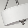 Lampa sufitowa Sussex HK-SUSSEX-SF Hinkley przezroczysty biały nikiel