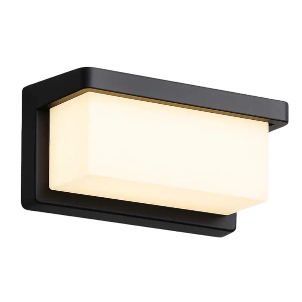 Tarasowa lampa ścienna Frizer LZFRIZ1 prostokąt IP65 czarny