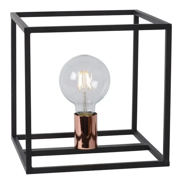 Stołowa lampka na komodę ARTHUR 08524/01/30 Lucide czarny miedziany
