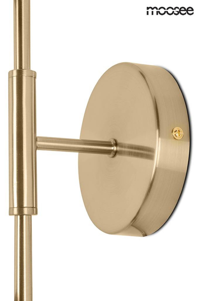 2-płomienna lampa ścienna Locca MSE010400225 złota