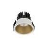 Wpuszczana sufitowa lampa ARAMIEL LE65107 LED 13W 3000K podtynkowa biała złota
