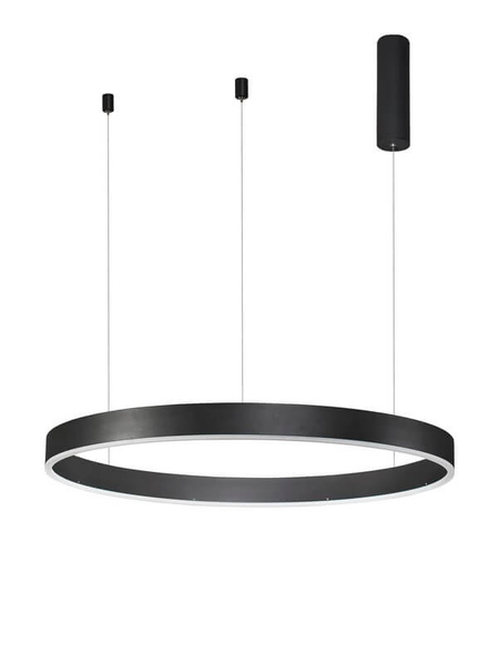 Wisząca lampa pokojowa Jaca do jadalni LED 48W 3000K czarna