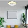 Sufitowa lampa wentylator Lafee 03632W LED 18W 3000K okrągły biały