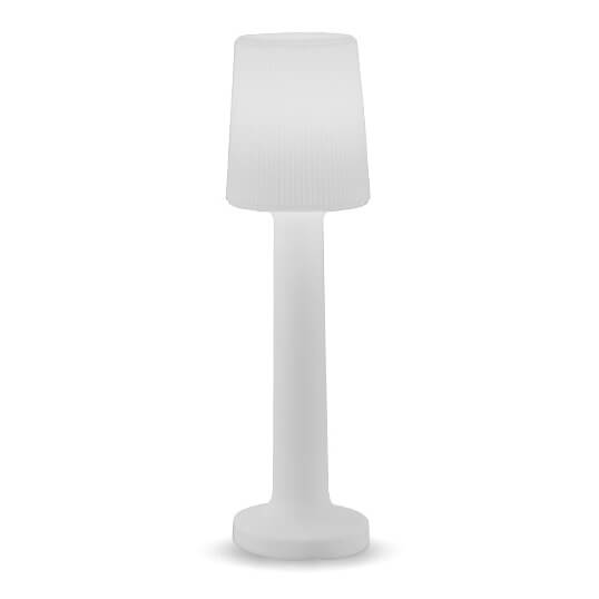 Nowoczesna lampa stojąca Carmen LUMCR165WLNW King Home IP54 na taras biała