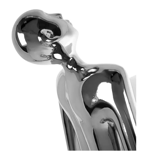 Lampa podłogowa HUMAN MSE1501100556 metalowa kule białe srebrne