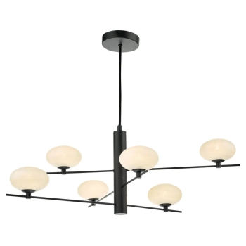 Molekułowa lampa wisząca Jasper JAS0622 kule białe czarne