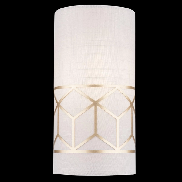 LAMPA ścienna MESSINA H223-WL-01-G Maytoni abażurowa OPRAWA kinkiet złoty beżowy