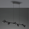 Lampa wisząca na listwie VANTOS DL632302400 Trio metalowa czarny