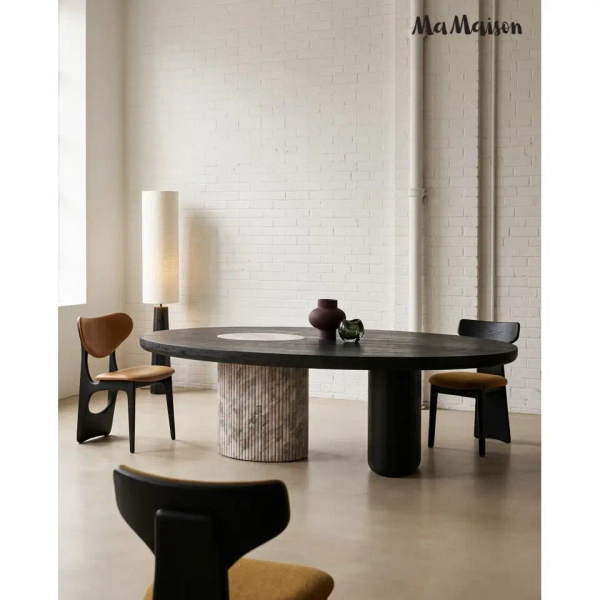 Stół jadalniany ATLANTE MM001501100400 marmur drewno mango 240x120cm