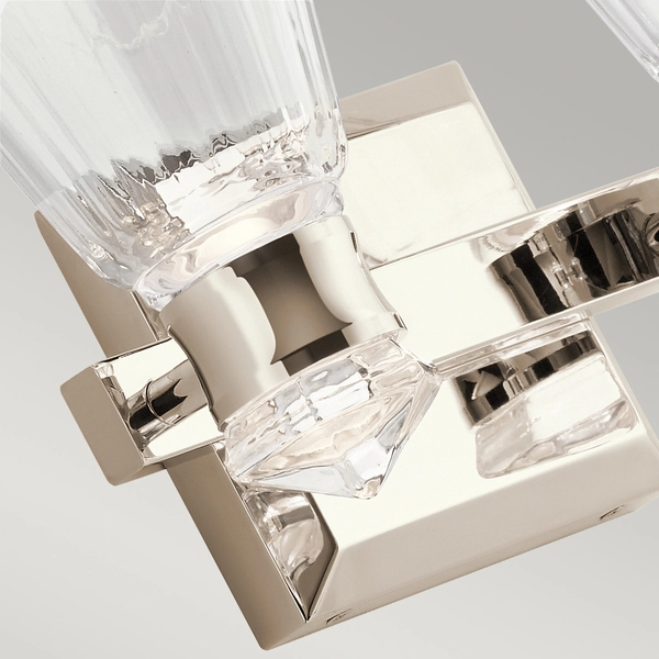 Podwójny kinkiet QN-KAYVA2-PN LED 12W metalowy nikiel