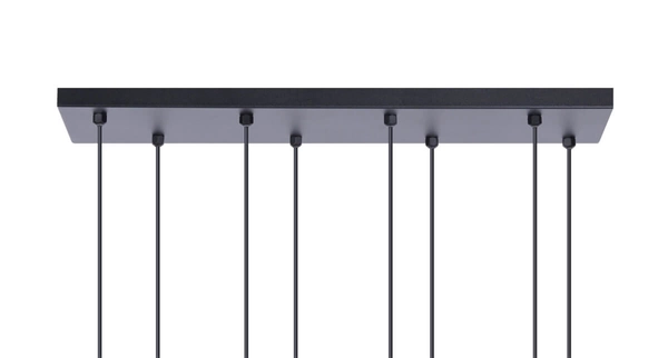 Wisząca lampa Falcon K-4933 kaskada nad łóżko czarna