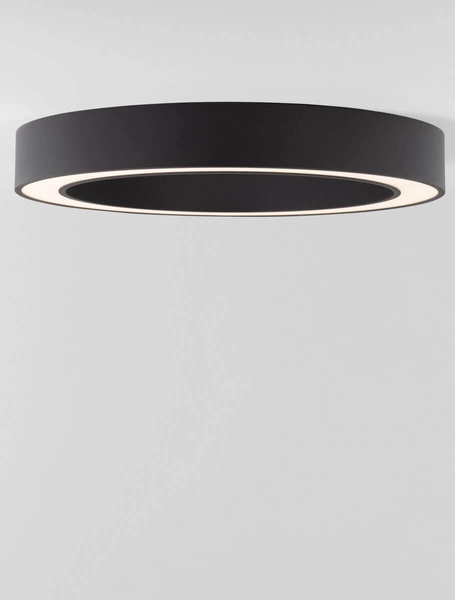 Okrągły plafon pokojowy Claro pierścień LED 50W 2700-4000K czarny