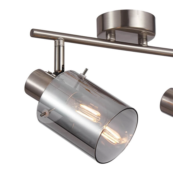 Regulowana lampa sufitowa Sardo SPL-5581-2-SC-SG Italux szary srebrny