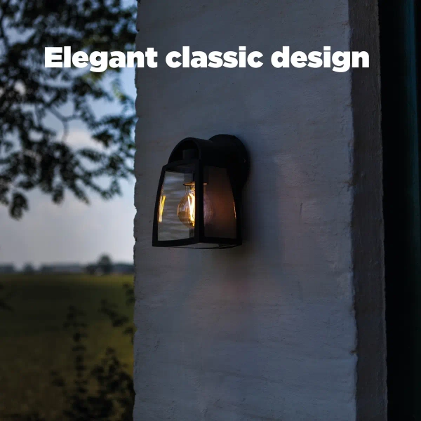 Ścienna latarenka KELSEY 5273702012 Lutec IP44 ogrodowa loftowa czarna