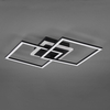 Geometryczna lampa sufitowa HALIA DL132-62793 LED 25W 3000K czarna