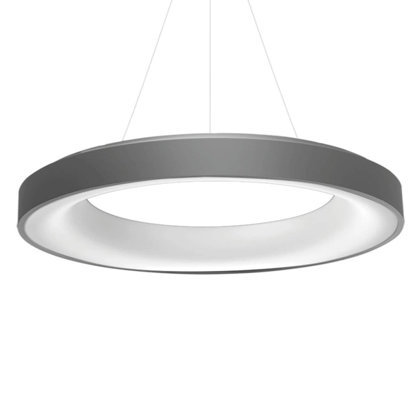 Gabinetowa lampa wisząca Sovana AZ3450 LED 80W 2700-6500K okrągła ring szara