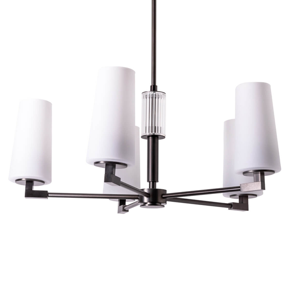 Lampa sufitowa Vincenza 1246 Zuma tubki do jadalni biały tytanowy