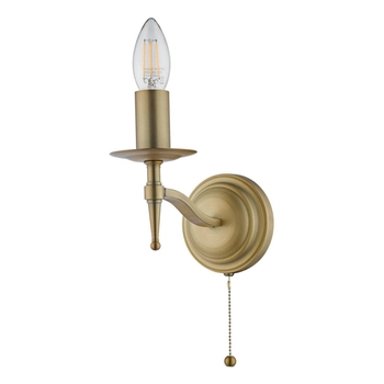 Kinkiet ścienny świecznikowy MAR0745-EH Dar Lighting Marble pałacowy mosiężny