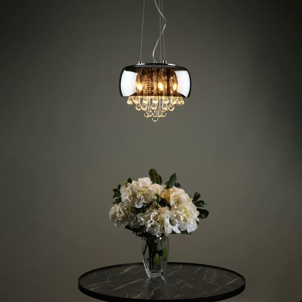 Lampa wisząca sople GISELLE GIS0510 przydymiony przezroczysty