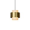 LAMPA wisząca FIRMIN 45497/30/02 Lucide szklana OPRAWA tuba zwis złoty opal