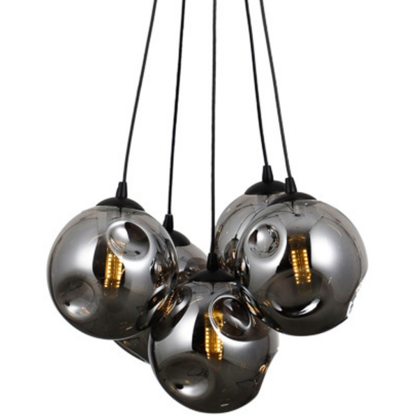 Wisząca lampa do gabinetu Perlos PND-54456-5A-HB-SMG Italux czarna
