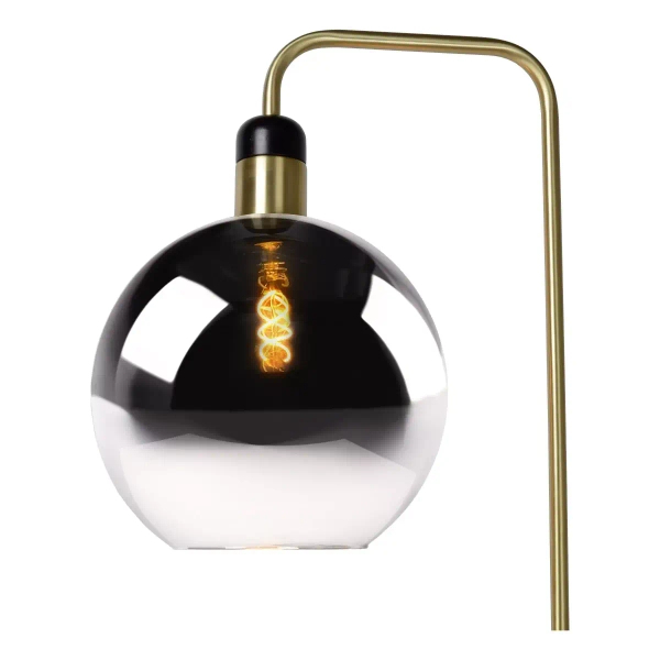 Stojąca lampa do salonu Julius 34738/01/65 Lucide loft czarna złota