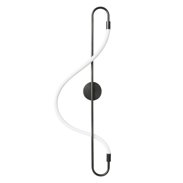 Ścienna lampa salonowa Essa ST-B3554 black LED 9W 3000K metal biały czarny