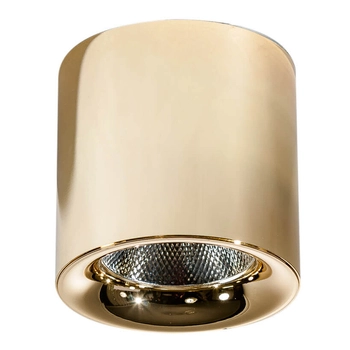 Natynkowa lampa sufitowa Mane AZ4154 LED 20W okrągła do jadalni złota