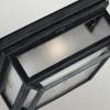 Zewnętrzna LAMPA sufitowa Shepherd FE-SHEPHERD-F Elstead FEISS kwadratowa OPRAWA szklana retro outdoor IP44 cynk przezroczysta