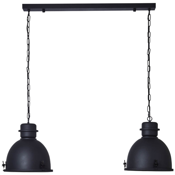 Wisząca lampa nad stół Kiki HK19242S76 kopuły czarny