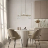 Wisząca lampa molekułowa Toledo PND-40717-5-HBR złoty przezroczysty