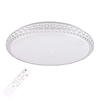 Plafon LAMPA sufitowa IRINA 310767 Polux glamour OPRAWA okrągła LED 36W 2700-6500K z efektem gwiazd biały