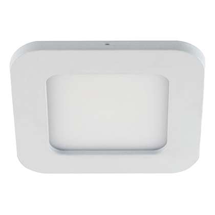 Wpust LAMPA sufitowa SLIM IRON LED 6W 4000K 03571 Ideus podtynkowa OPRAWA kwadratowa do zabudowy biała