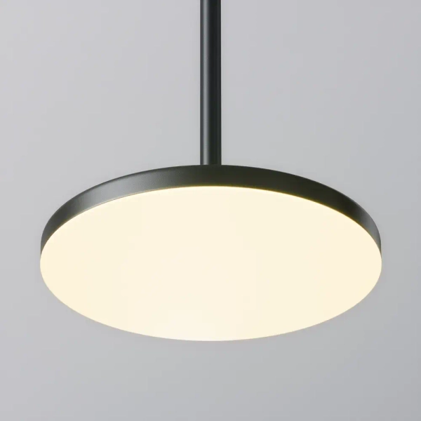 Okrągła lampa wisząca Plato P076PL-L12W3K-B LED 12W 3000K czarna