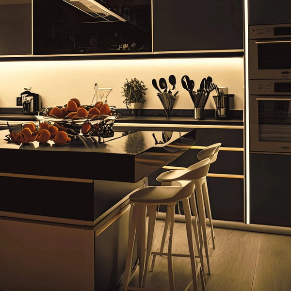 Ledowa taśma kuchenna 5m ML4752 Milagro LED 5,5W/0,5m 3000K IP65 czarny