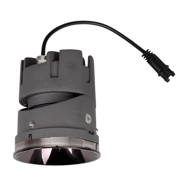 Wpuszczany moduł sufitowy SPILIO HM190 3000K Maxlight LED 10W 3000K IP65 okrągły czarny 