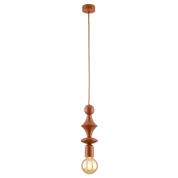 Pionowa zwisająca lampa Tower Brick 10869 żarówka metalowy brązowy