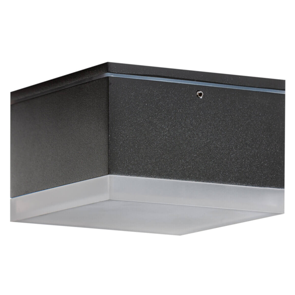 Kwadratowa lampa przysufitowa APULIA AZ4338 LED 8W 3000K IP54 szary