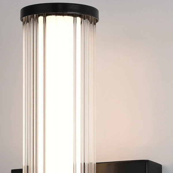 Łazienkowy kinkiet Fayton QN-FAYTON-S-BK LED 14W 3000K IP44 rurka czarny