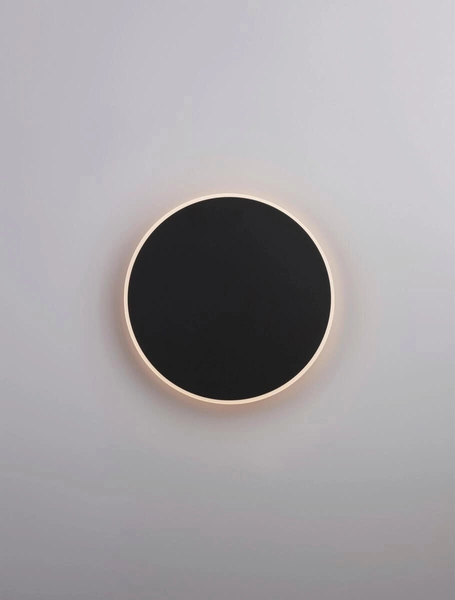 Stylowa lampa ścienna Chica nowoczesna LED 20,5W czarna