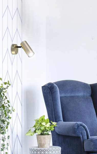 Kinkiet ścienny Colly 91-01702 Candellux metalowy spot mosiądz