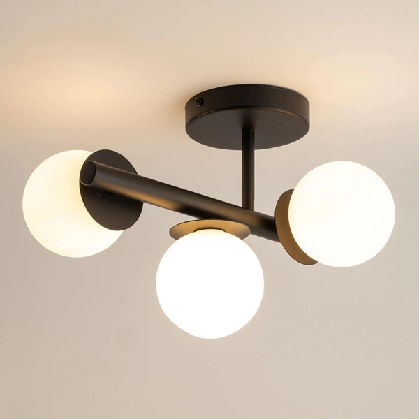 Lampa sufitowa Avola 40790 Sigma bubbles do kuchni czarna biała