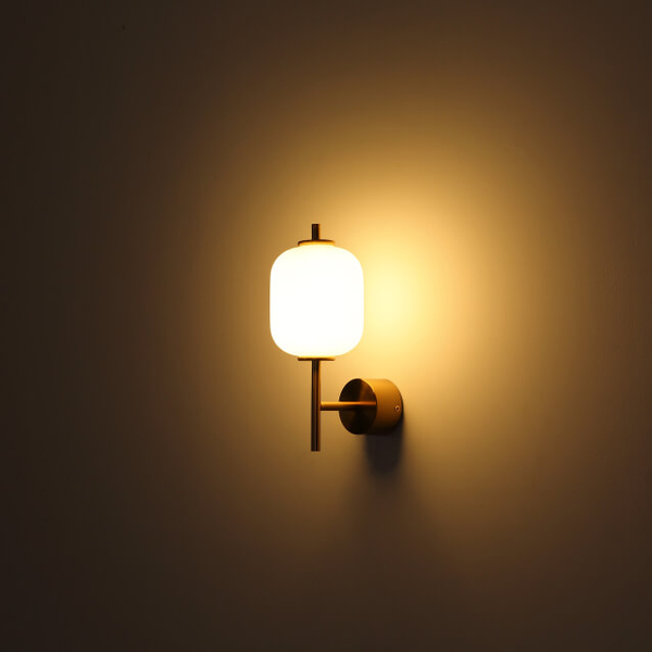 Naścienna lampa do przedpokoju Ewald 15217W LED 7W 3000K mosiądz