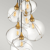 Kulista lampa wisząca QN-SKYE-6P balls kule przeźroczyste