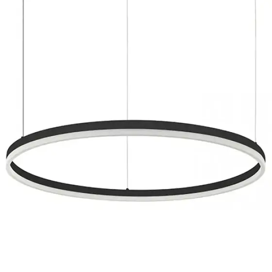 Wisząca lampa pierścień 20262 LED 57W 3000K okrągła czarny