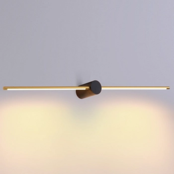 Lampa ścienna Wand 6467A1135 Elkim LED 10W 3000K podłużna złota czarna