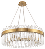 Wisząca lampa jadalniana Lux CGLUXWIS80 Copel LED 50W 3000K crystal mosiądz