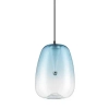 Lampa wisząca szklana JAREVIA LE45124 LED 3W 3000K nad wyspę niebieska